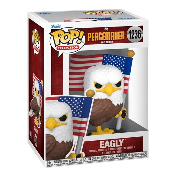 Funko Other - Funko Pop Peacemaker Eagly Vinyl Figure with American Flag Collectible #1236